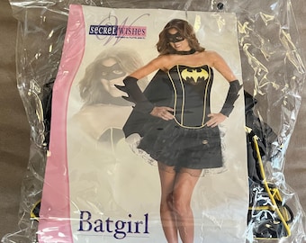 Secret Wishes Adult Womens Halloween Costume Batgirl Small 2 - 6 Super Hero Sexy