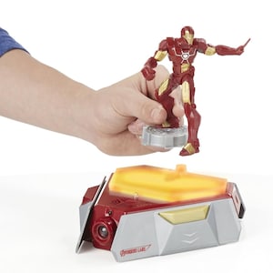Figura inteligente del héroe Iron Man de los Vengadores de Marvel de Playmation imagen 6