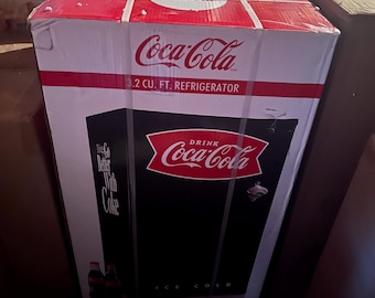 ドールハウスミニチュア コカコーラ ダブルドア冷蔵庫クーラー