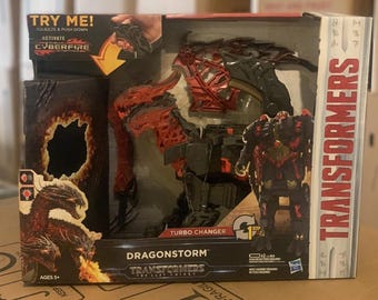 Figura Transformers Turbo Changer Dragonstorm El Último Caballero Transforma/Dragón