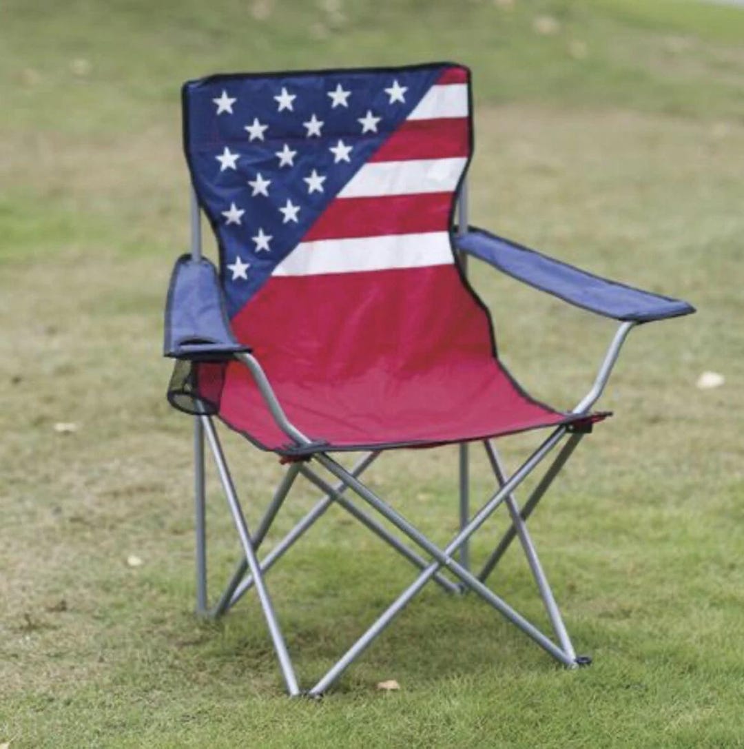 Guidesman Spring Rocking Chair Guidesman Patriotic Folding Quad Patio Chair (me) - Etsy
