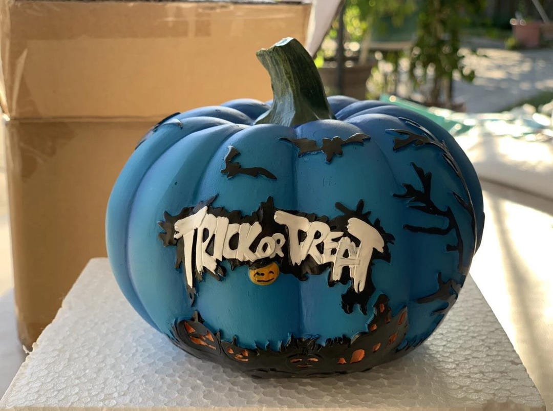 Changing Color Pumpkin Color-changing Lighted Trick or Treat Pumpkin - Etsy