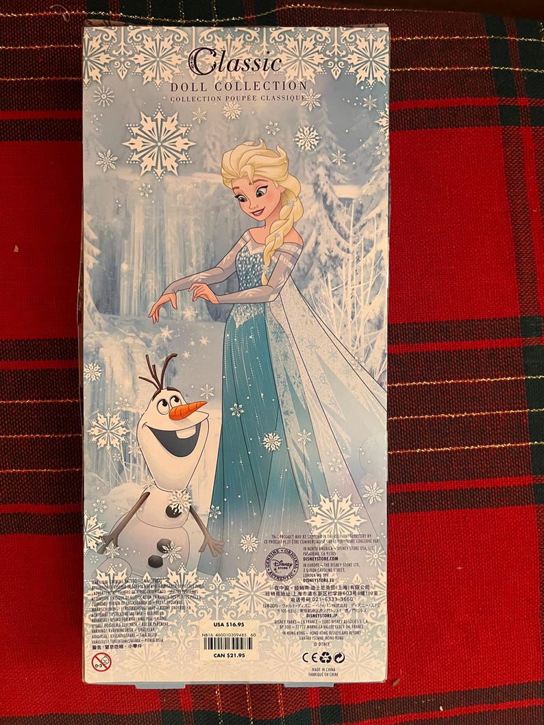 Disney Store Frost 30 cm Elsa klassisk docka med Olaf bild 2