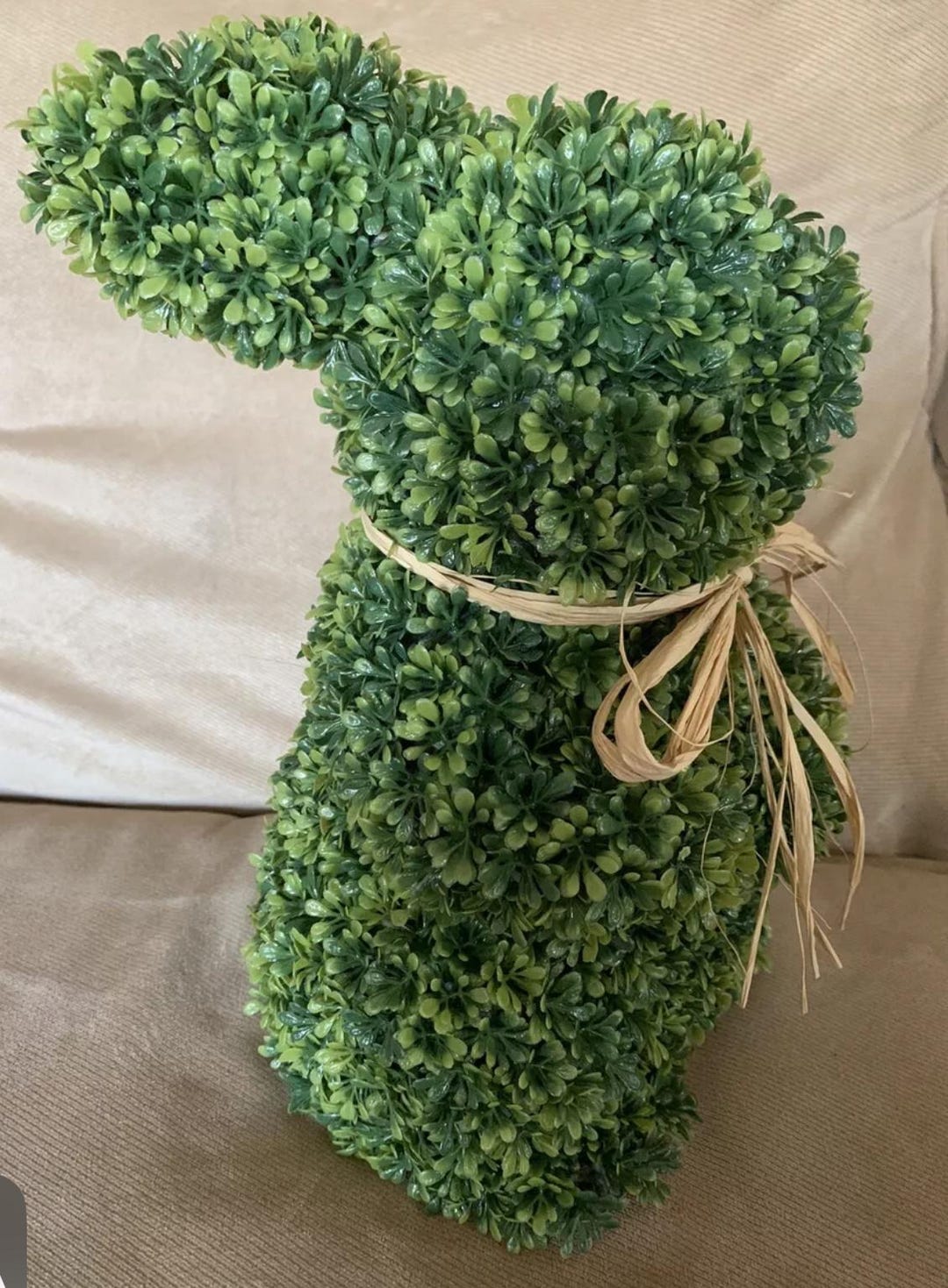 Boxwood Rabbit 12in Standing Garden Party Boxwood Easter Rabbit - Etsy