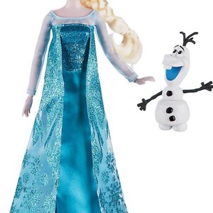 Disney Store Frost 30 cm Elsa klassisk docka med Olaf bild 3