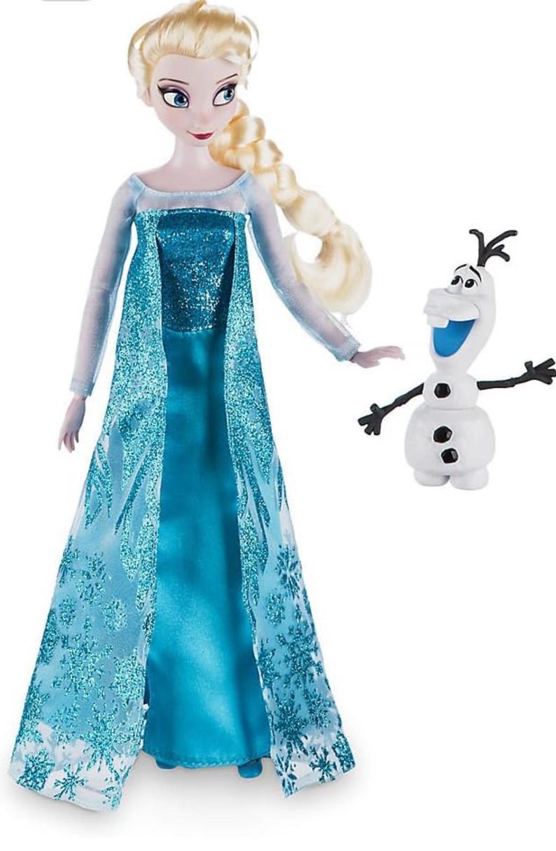 Disney Store Frost 30 cm Elsa klassisk docka med Olaf bild 3