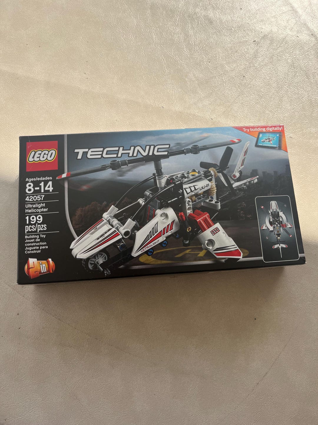 LEGO Technic Ultralight Helicopter 42057 Advance Building Set - Etsy