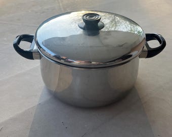 KD Gourmet With 18/8 Stainless Steel Cookware Tri-Ply Bottom Saucepot With Cover