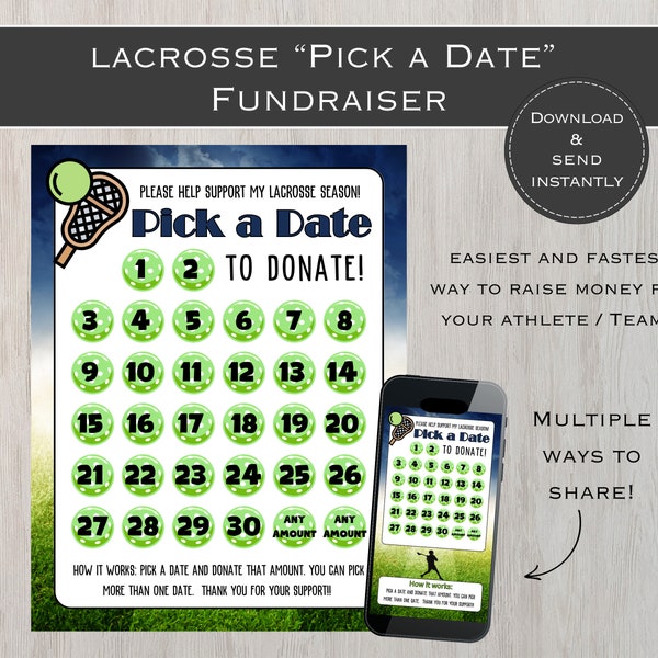 Lacrosse Calendar Etsy