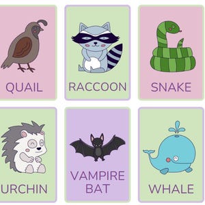 Alphabet Animals-Flashcards