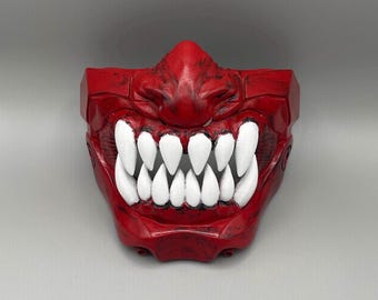 Cyberpunk Oni Ninja Mask