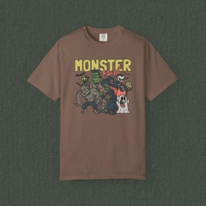 Monster Mash T-Shirt HalloweenT-Shirt Halloween T-Shirt Spooky Season T-Shirt Summerween Shirt Witches Brewing Co T-Shirt Halloween Gift Espresso
