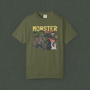 Monster Mash T-Shirt HalloweenT-Shirt Halloween T-Shirt Spooky Season T-Shirt Summerween Shirt Witches Brewing Co T-Shirt Halloween Gift Hemp
