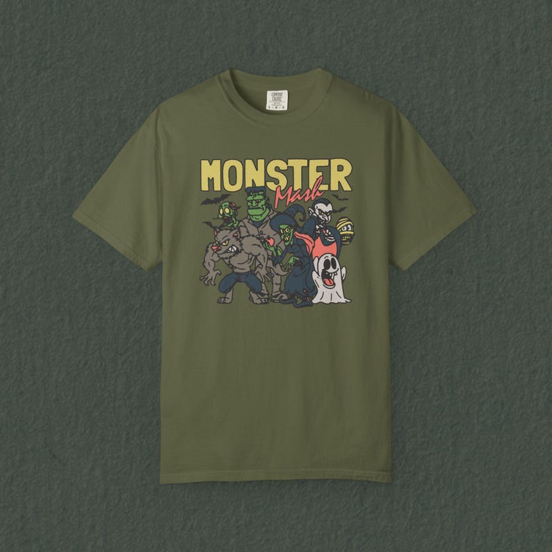 Monster Mash T-Shirt HalloweenT-Shirt Halloween T-Shirt Spooky Season T-Shirt Summerween Shirt Witches Brewing Co T-Shirt Halloween Gift Hemp