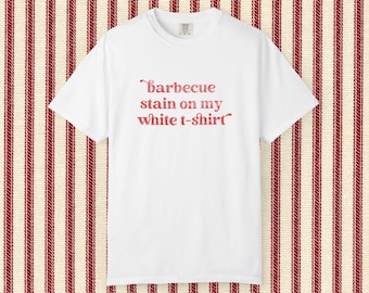 BBQ Stain On My White T-Shirt Vintage Americana T-Shirt USA TShirt Patriotic Shirt 4th Of July Shirt Fourth of July Shirt Miss United States
