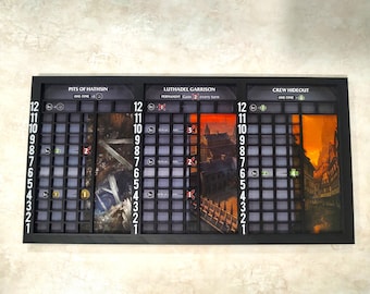 Rastreador de misiones del juego de construcción de mazos Mistborn