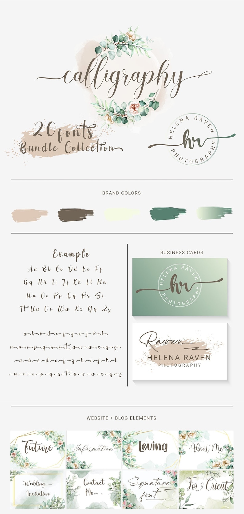 The font bundle collection with over 25 fonts with tails that can be use on Cricut 
