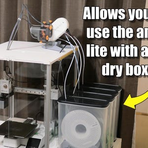 Bambu A1 AMS Lite 'mini' Top Mount - Use your AMS with any dry box image 2