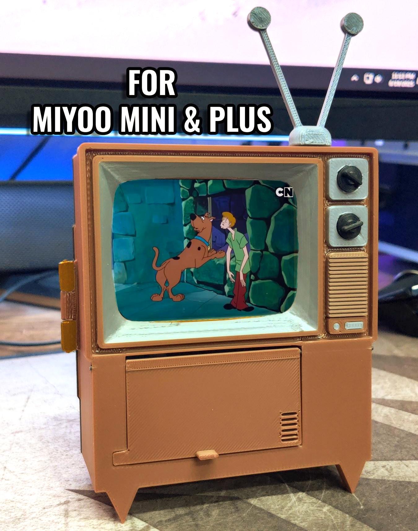 Miyoo Mini/Plus Retro TV Box Enclosure (1970's Edition) - Turns your Miyoo into a retro TV!