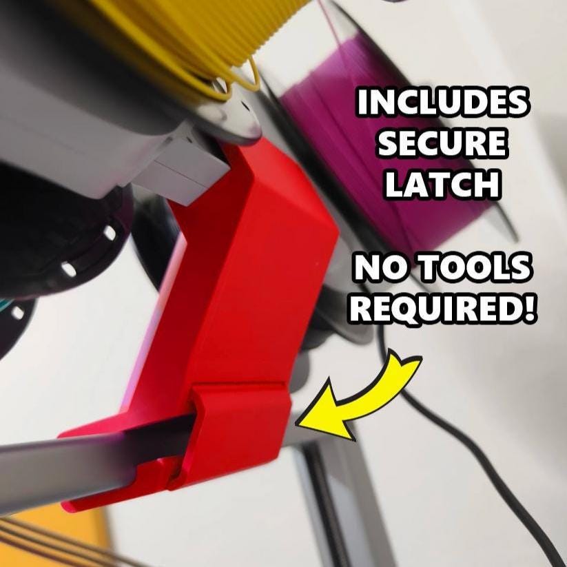 Bambu A1 AMS Lite Top Mount Holder Kit With Stiffener Feet - Etsy