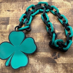 Large St Patricks Day Chain – 3D Printed Necklace