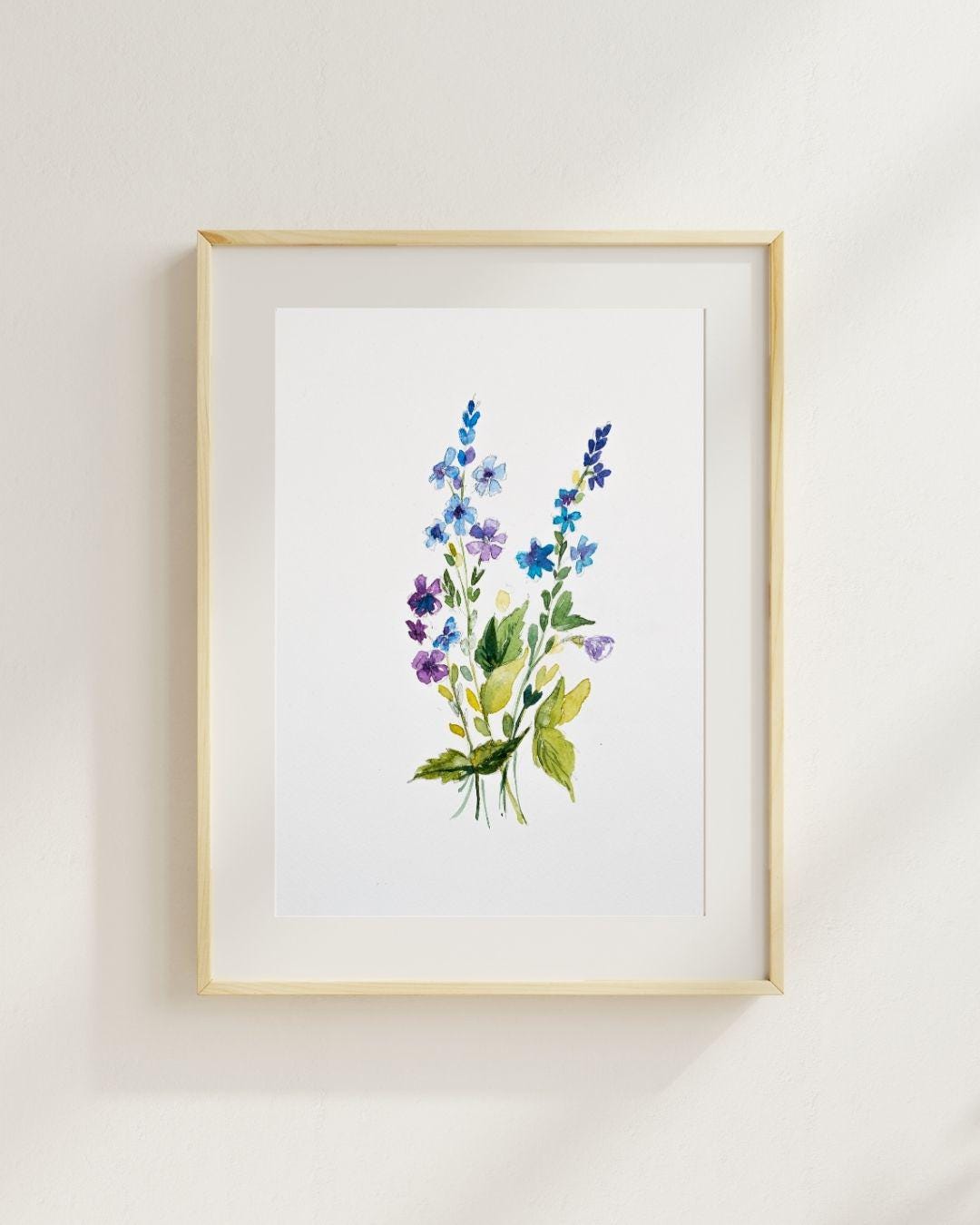 Exclusive Hand-painted Watercolor Art – Signed Original A4 Painting ...