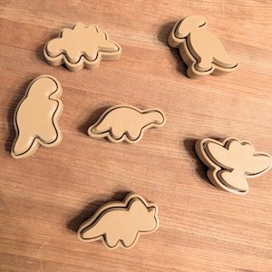 Dino Nugget Fidget Clicker- 3D Printed- Keychain