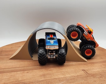 Monster Truck Ramp Accessories- Monster Jam- Hotwheels- 1/64 Scale Arena- Culvert