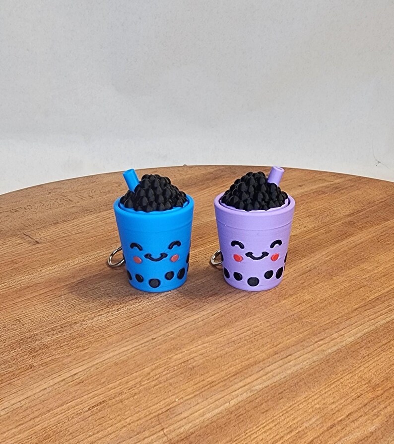 Boba Tea Fidget Clicker- 3D Printed- Keychain - Etsy