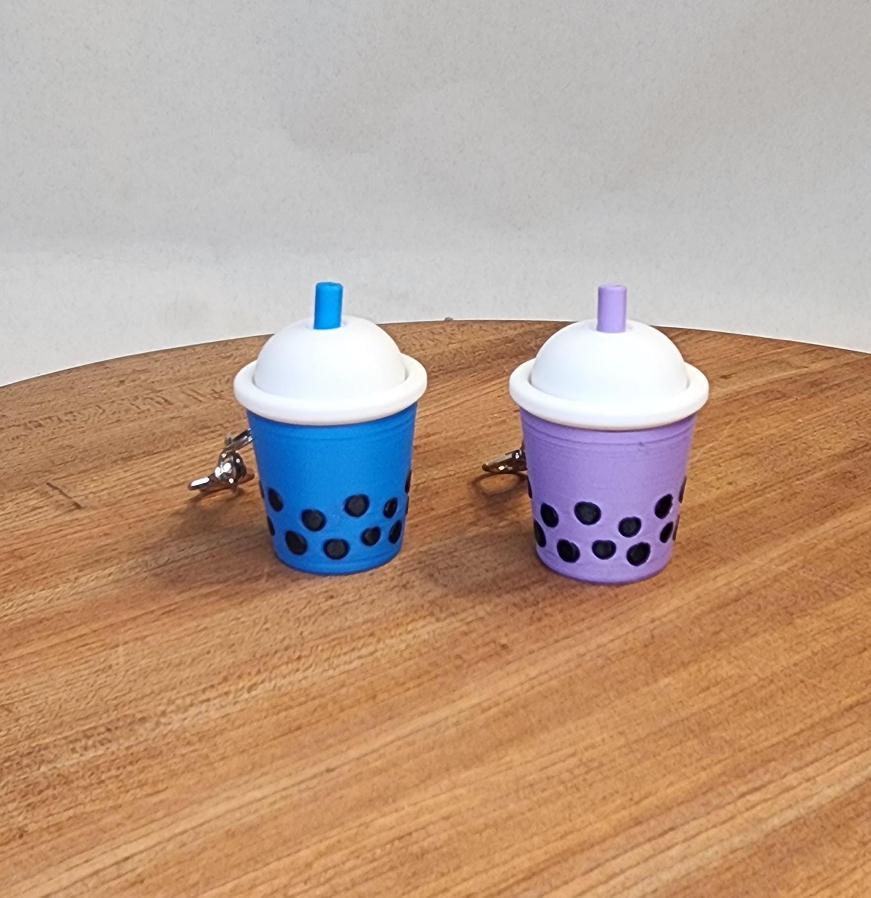 Boba Tea Fidget Clicker- 3D Printed- Keychain - Etsy