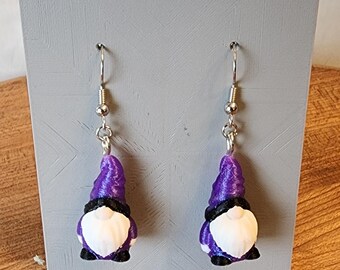 3D Printed Gnome Earrings