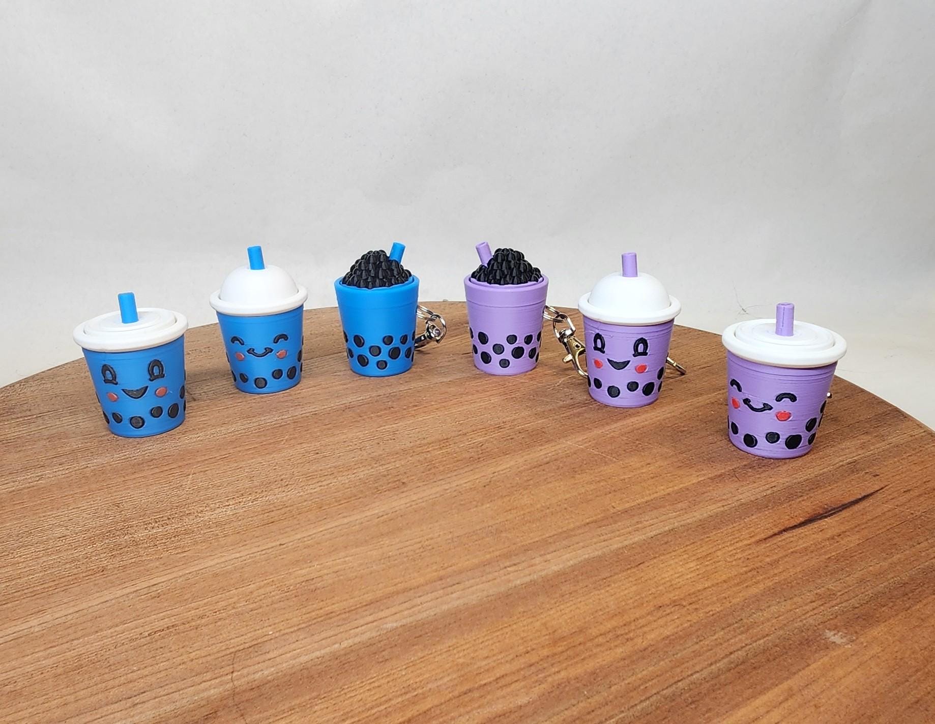 Boba Tea Fidget Clicker- 3D Printed- Keychain - Etsy
