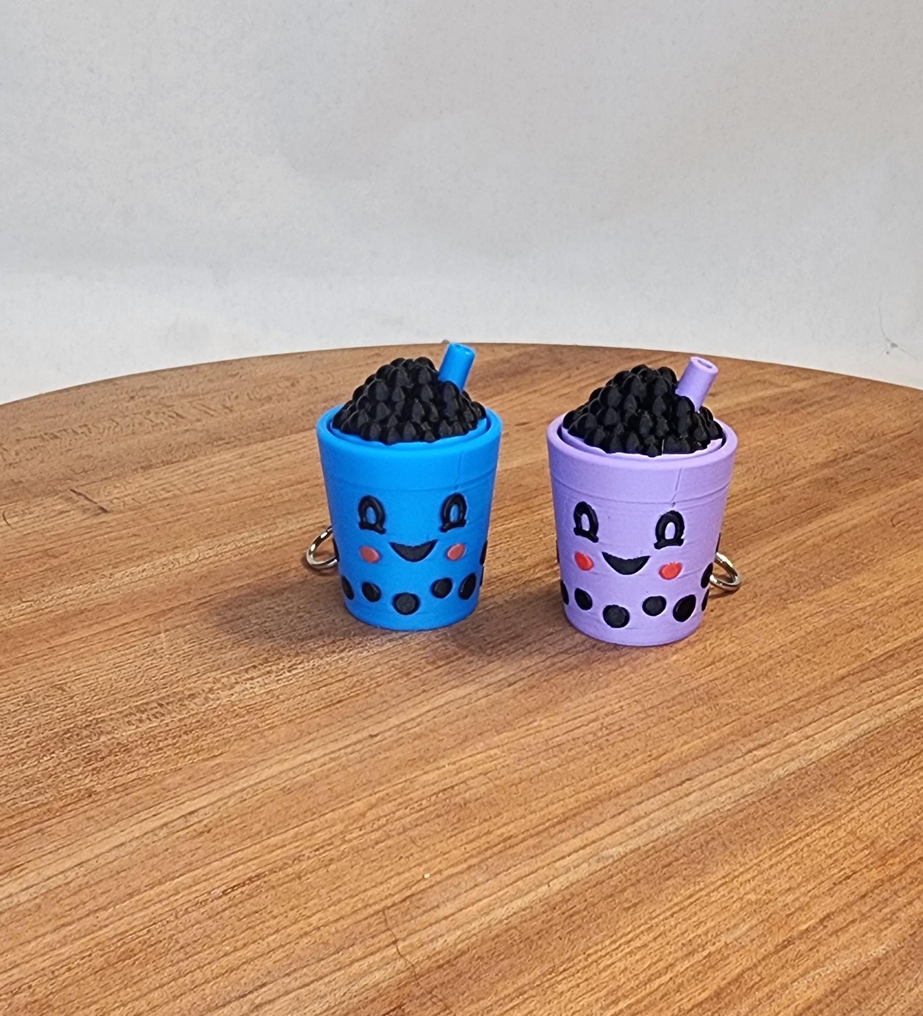 Boba Tea Fidget Clicker- 3D Printed- Keychain - Etsy