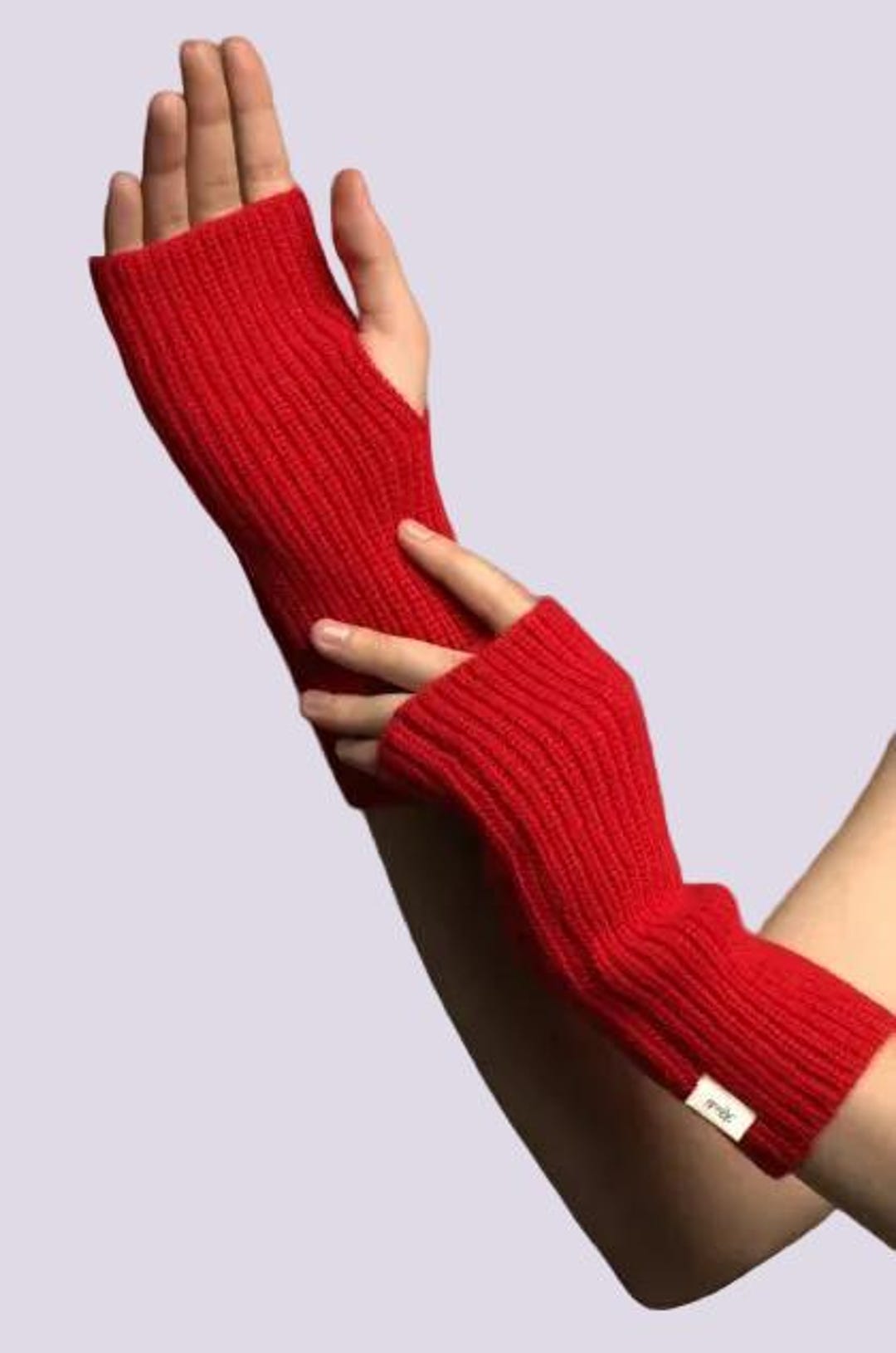 Cashmere Fingerless Gloves - Etsy