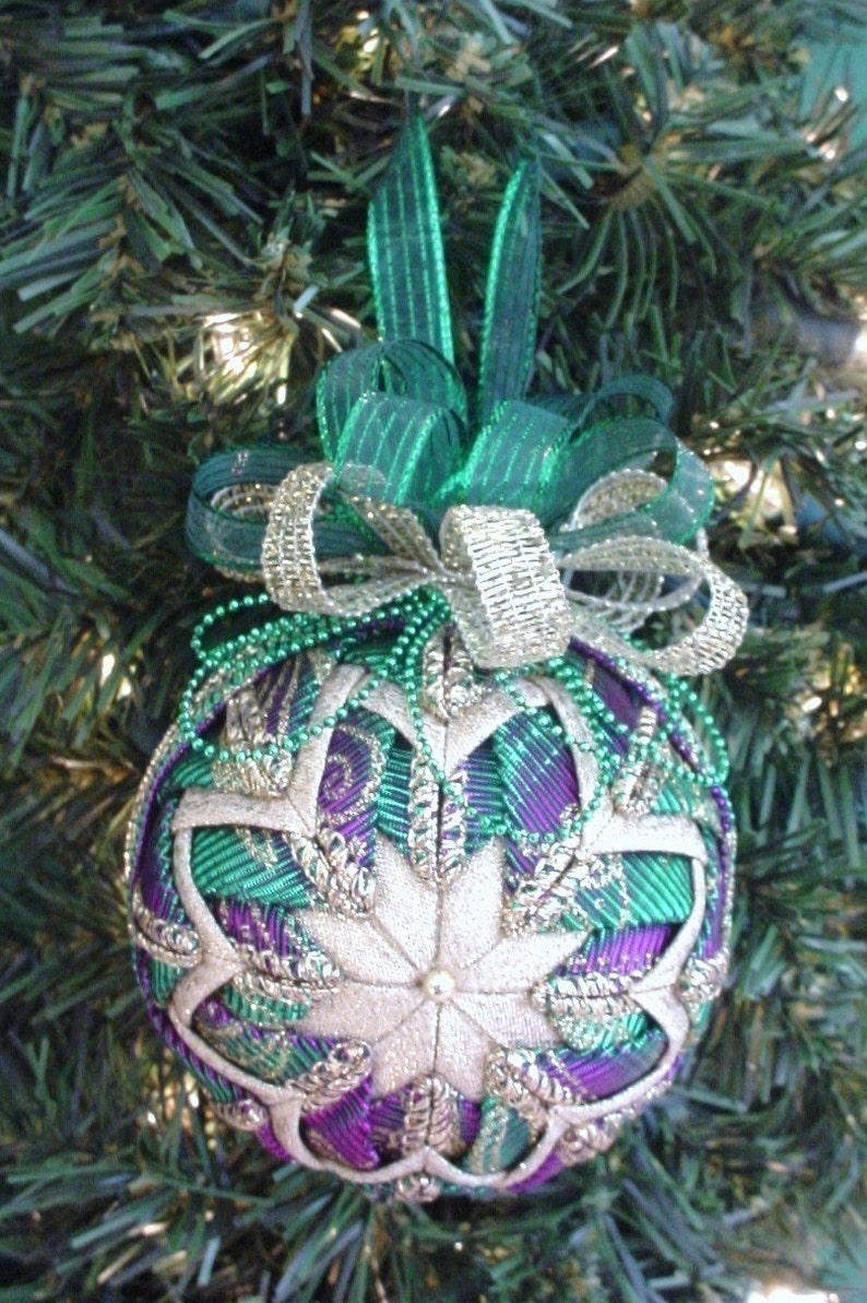 Quilted Christmas Ornament Pattern PDF Tutorial Folded - Etsy