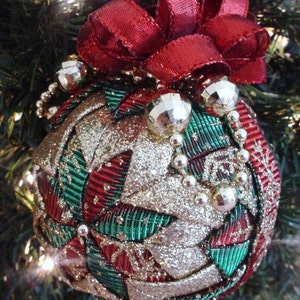 Quilted Christmas Ornament Pattern PDF Printable Downloadable Holidays XMAS image 5