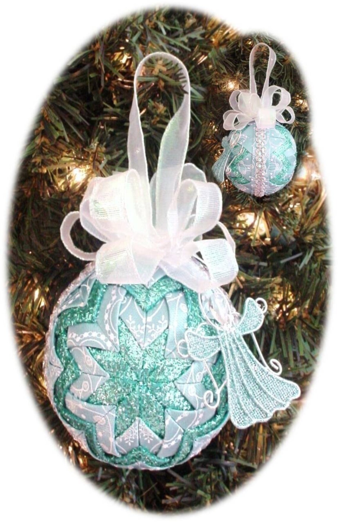 Quilted Christmas Ornament Pattern PDF Tutorial HC by Etsy