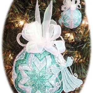 Quilted Christmas Ornament Pattern PDF Tutorial HC by ChristmasOrnament on Etsy