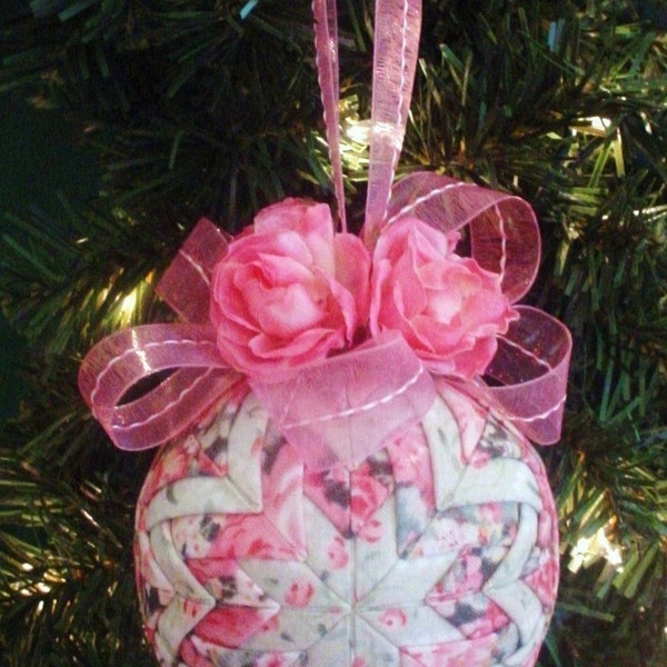 Quilted Christmas Ornament Tutorial Pattern PDF - Holidays - Handmade Christmas - INSTANT DOWNLOAD