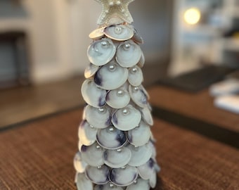 貝殻のクリスマスツリー