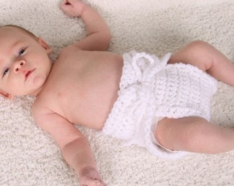 Crochet Baby Pattern - Crochet Diaper Cover for Beginners