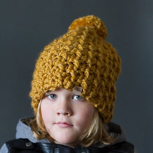 CROCHET PATTERN - Woodland Slouch Hat - Crochet Slouchy Hat Pattern - Crochet Super Bulky Yarn Hat - (Baby to Adult)  - Instant PDF Download