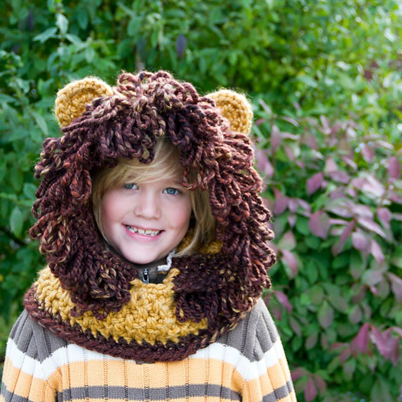Crochet Lion Hat Etsy