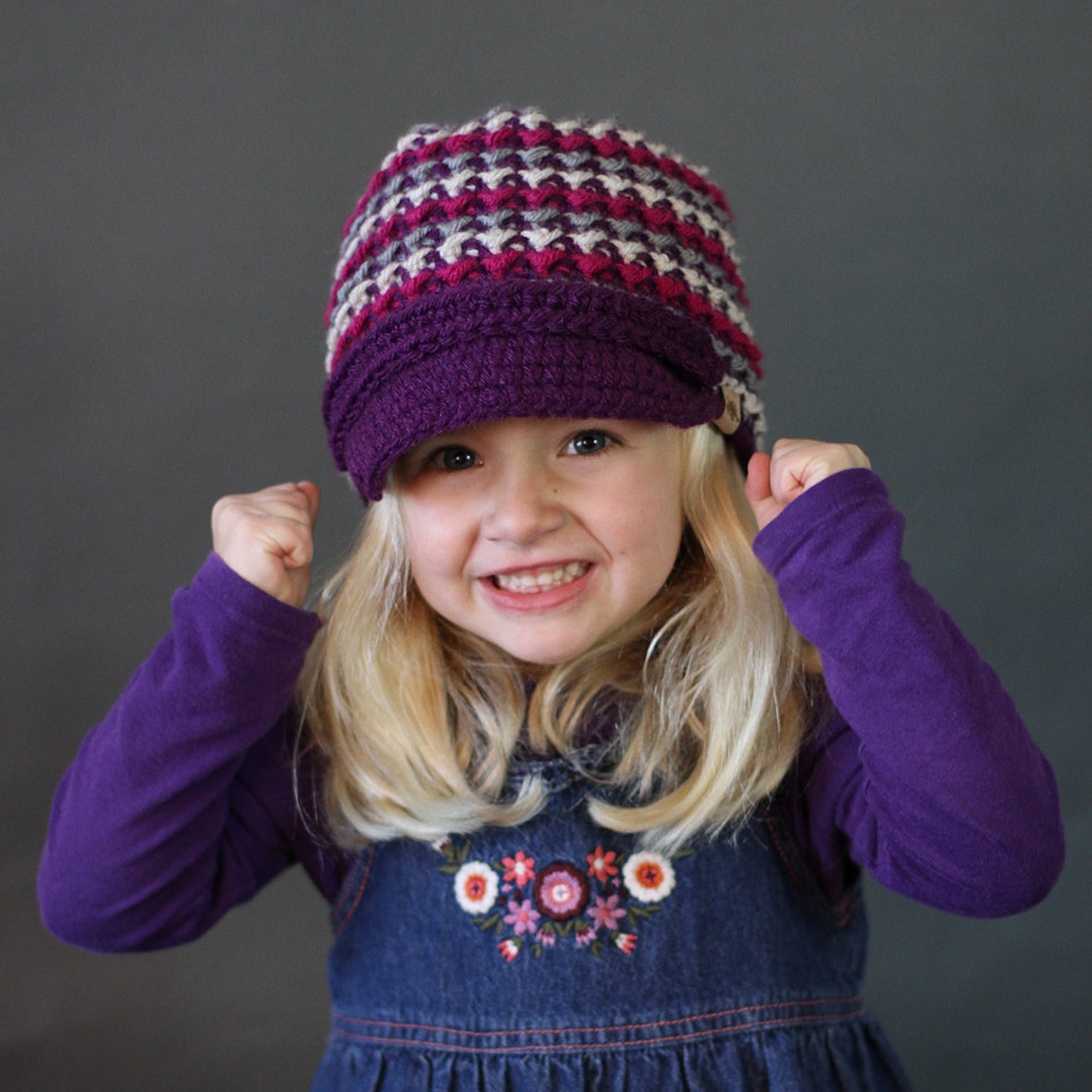 Crochet Hat PATTERN Brookside Newsboy Unisex Crochet Hat Etsy