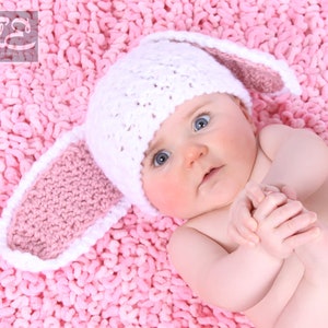Häkelanleitung - Bunny Bunny Hat gehäkelt