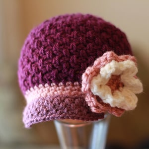 Crochet Newsboy Hat PATTERN Brighton Newsboy Hat (Baby, Toddler, Child, Women and Mens Sizing) Crochet Newsboy Hat Pattern