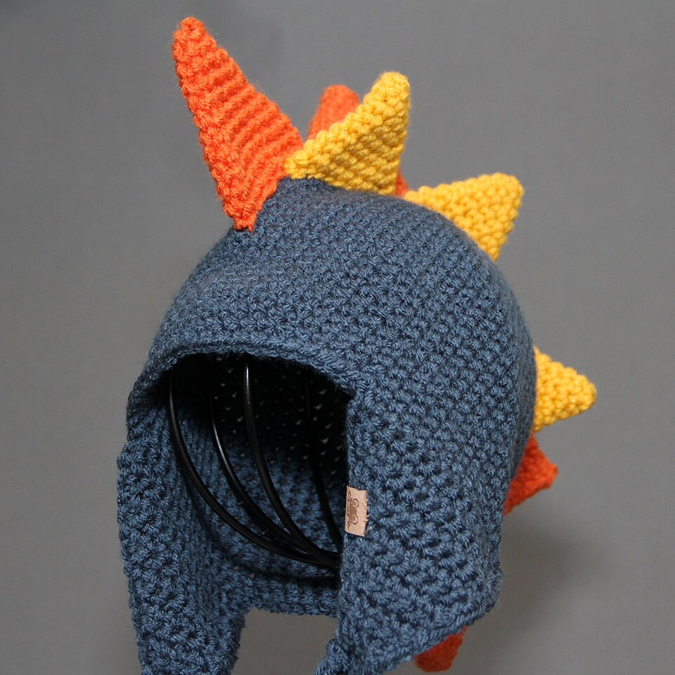 Crochet PATTERN Dinosaur Hat Crochet Hat Pattern for Babies Etsy