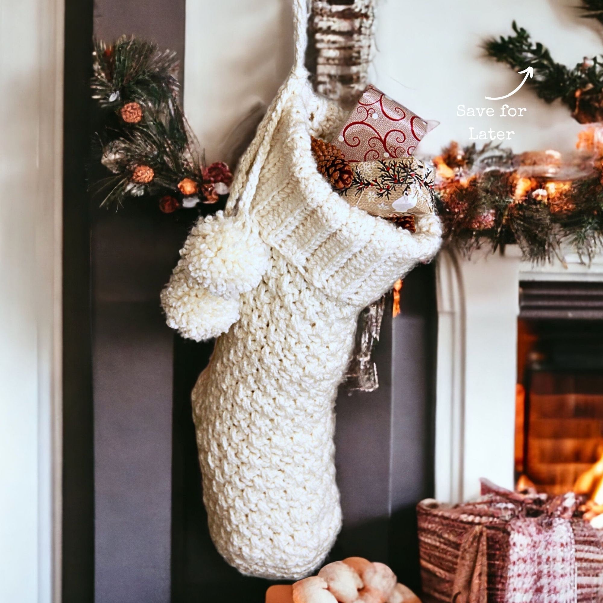 39 Christmas Stocking Crochet Patterns for Handmade Holiday Keepsakes 8 Crochet Christmas Stocking