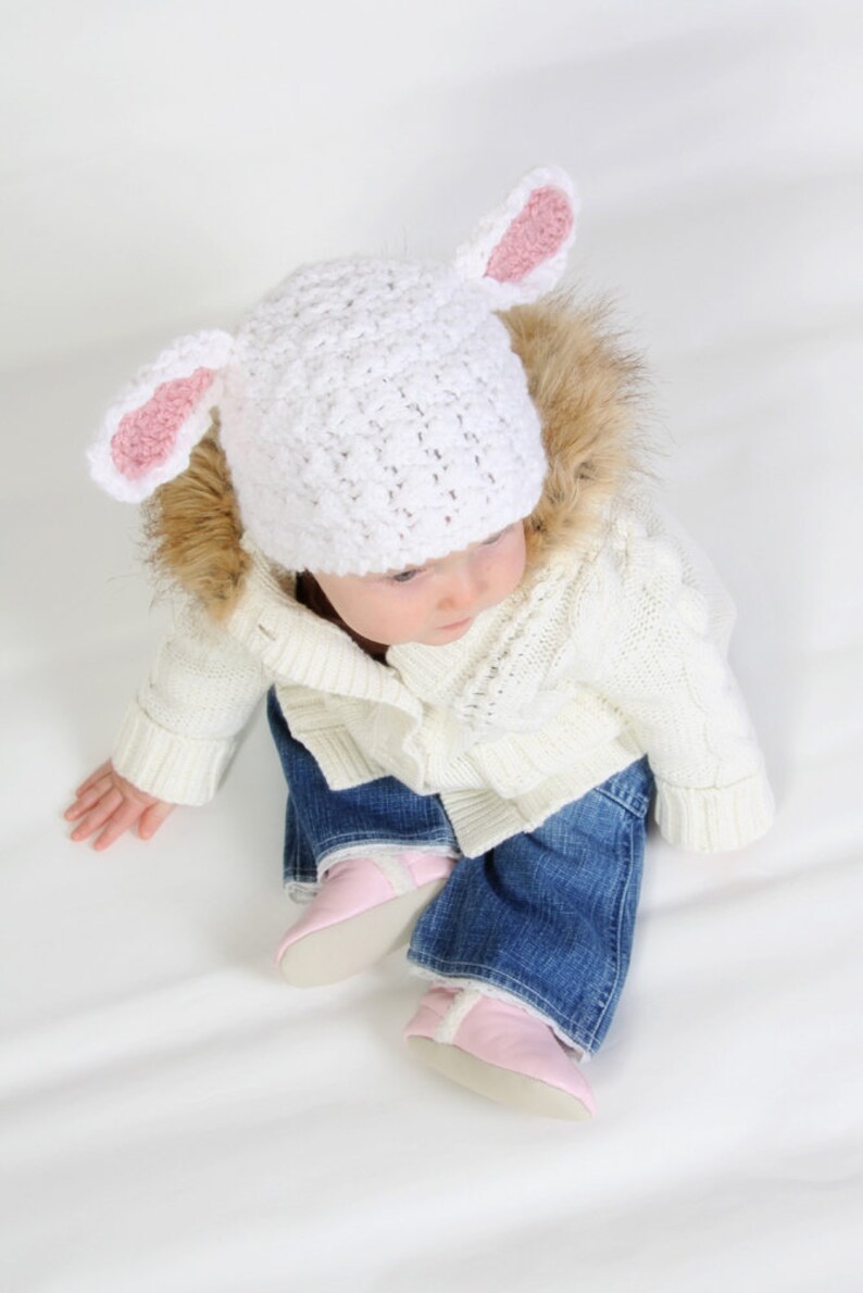 Crochet Pattern Lovable Lamb Baby Crochet Hat Pattern Crochet Etsy