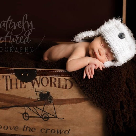 crochet aviator hat pattern